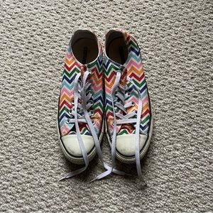 Multicolored Low Top Converse